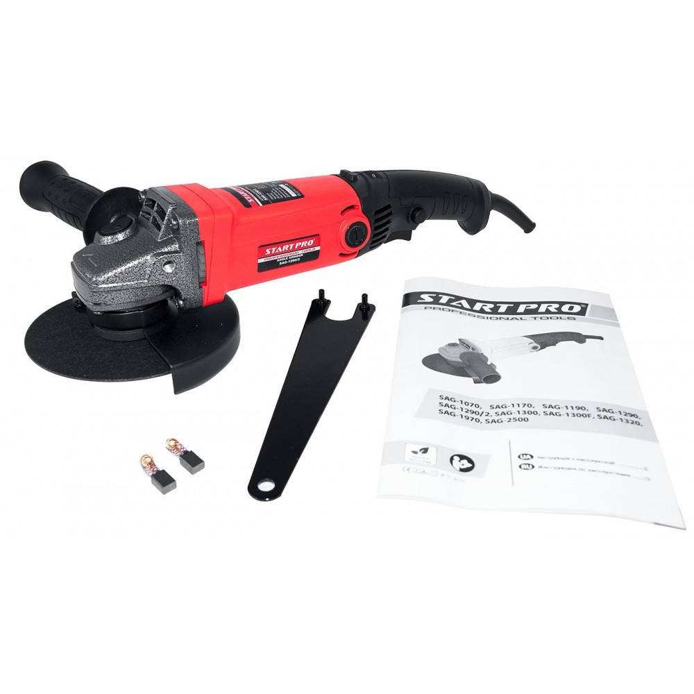 

Болгарка START PRO SAG-1290-2 с регулятором оборотов