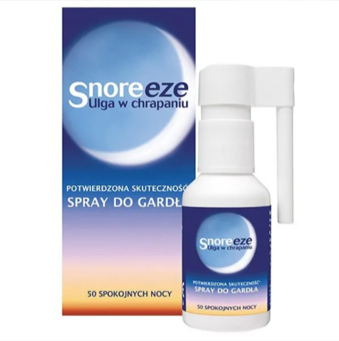 

Спрей От Храпа Для Горла Лечебный 23,5 мл Snoreeze Throat Spray Cefak Польша