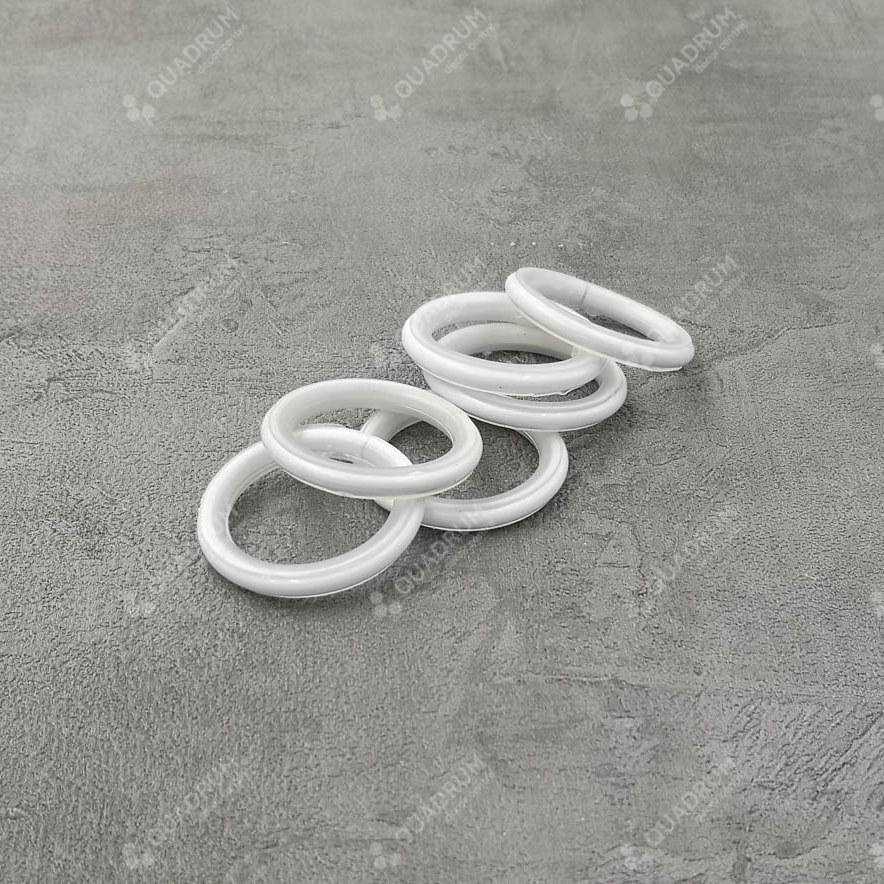 

Кольцо тихое для карниза 19мм Белый