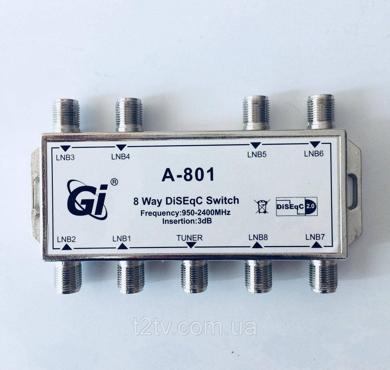

DiSEqC 1.1 8x1 GI A-801