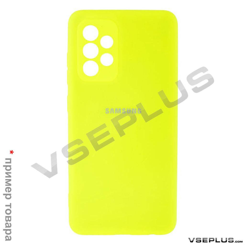 

Чехол (накладка) Samsung A525 Galaxy A52, Original Soft Case, салатовый
