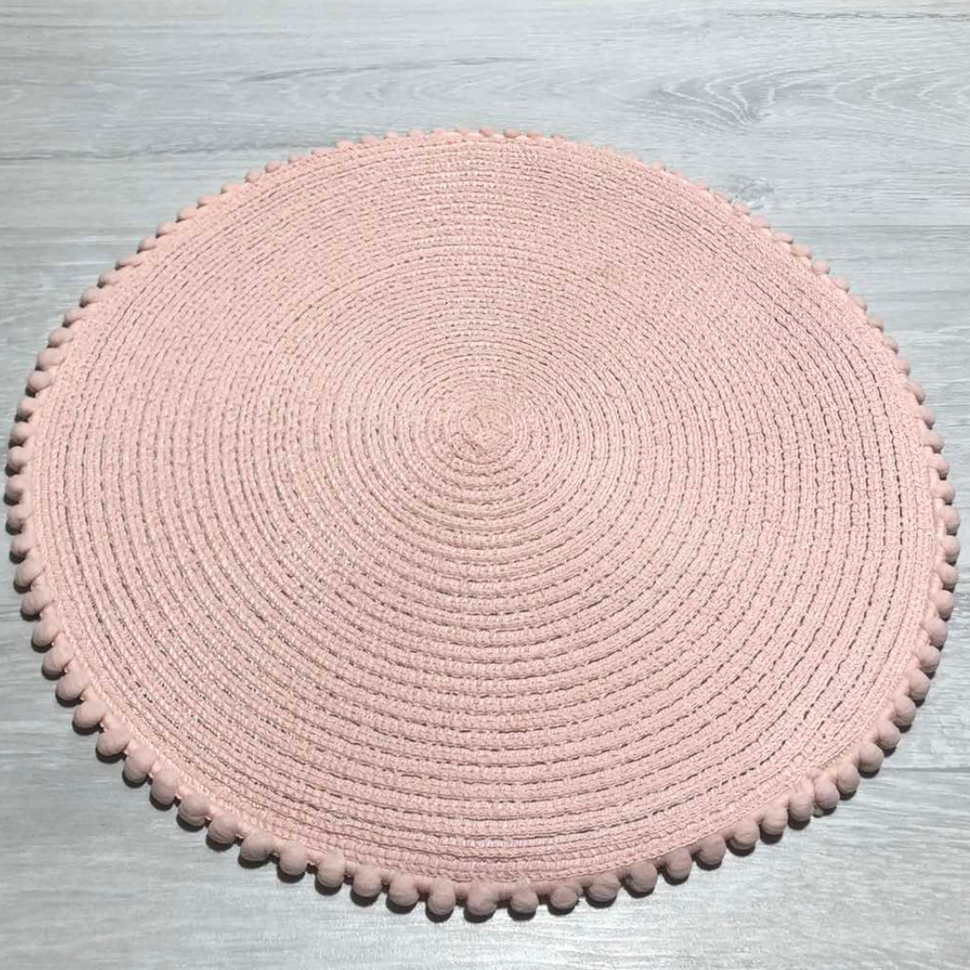 

Розовые сервировочные коврики под тарелку Ø38 см, Золотистый