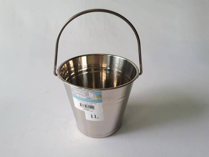 

Ведро для льда нержавеющее d 13,5 cm, h 12 cm. (1 л.)