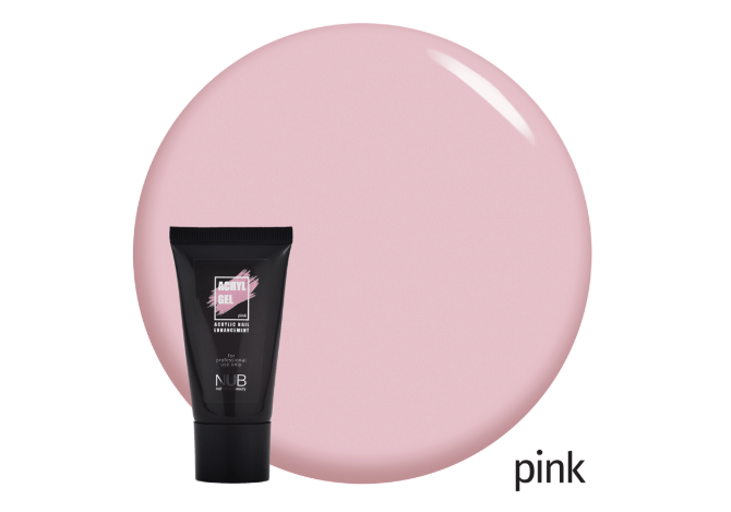 

Акрил-гель для ногтей NUB Acryl Gel Pink, 30 мл, Розовый