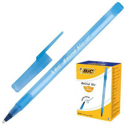 

Ручка шариковая BIC Round Stic M, 1 мм, синяя