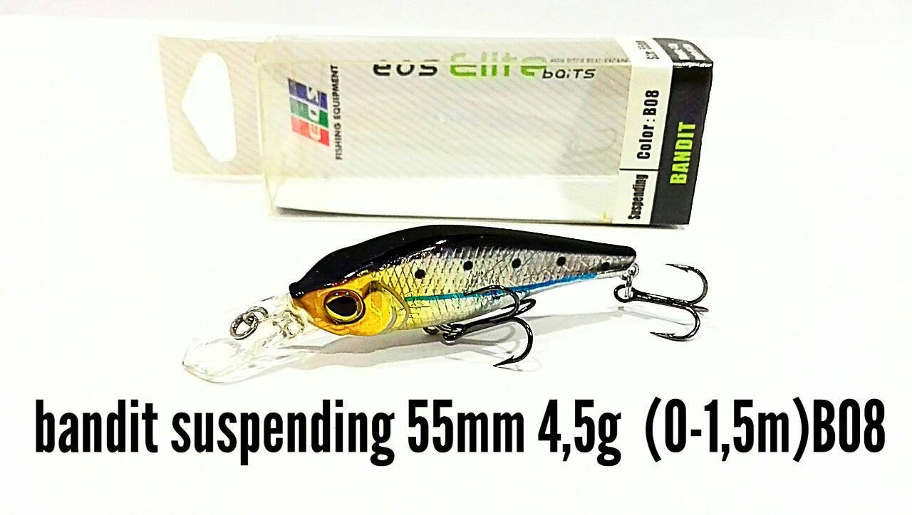 

Воблер EOS bandit floating 55мм 4.5гр (0-1.5м) B08