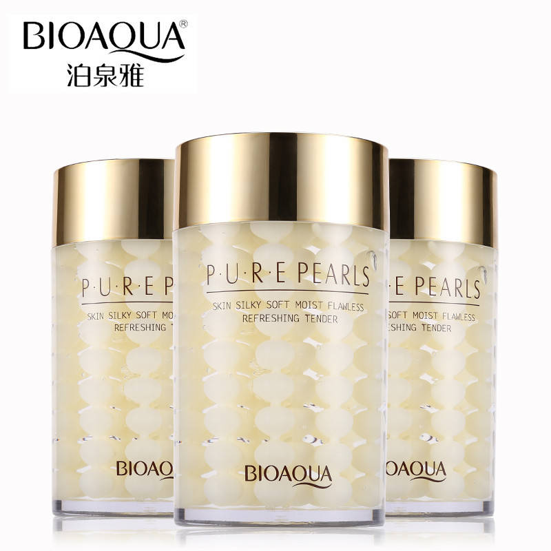 

Крем для лица с жемчужной пудрой Bioaqua Pure Pearls. 120г