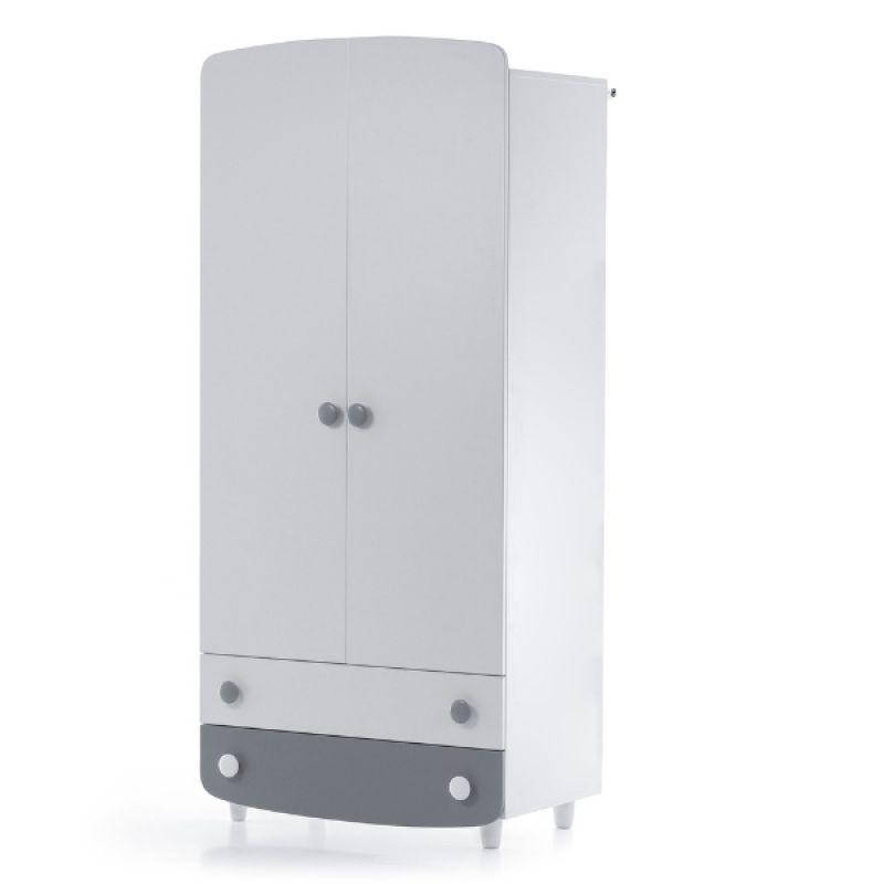 

Шкаф р. №1 бело-серый