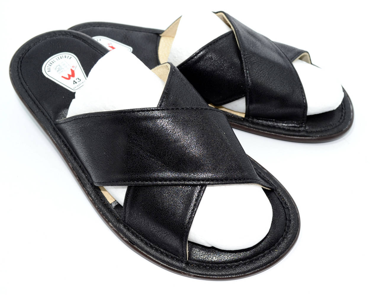 

Чоловічі шкіряні капці уличные