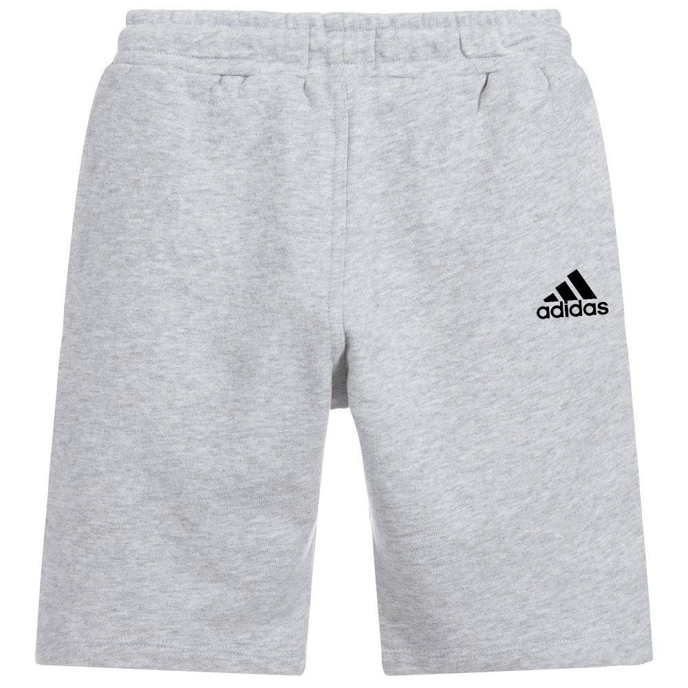 

Мужские трикотажные шорты Адидас, шорты Adidas С размер, серые шорты, Серый