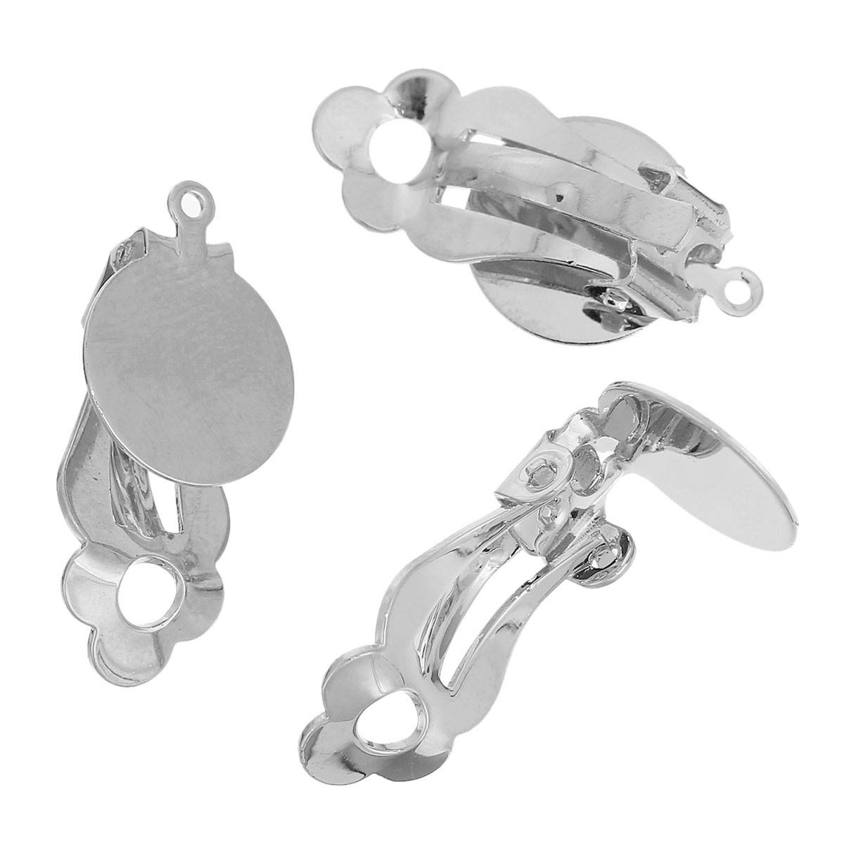 

Клипса с круглой основой, Медь, 22 мм x 12 мм, Цена за 1 шт.