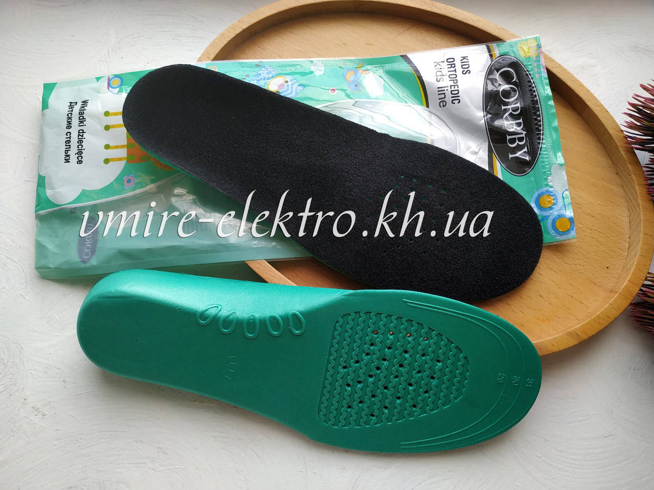 

Детские ортопедические стельки Corbby 32, 33, 34 размер