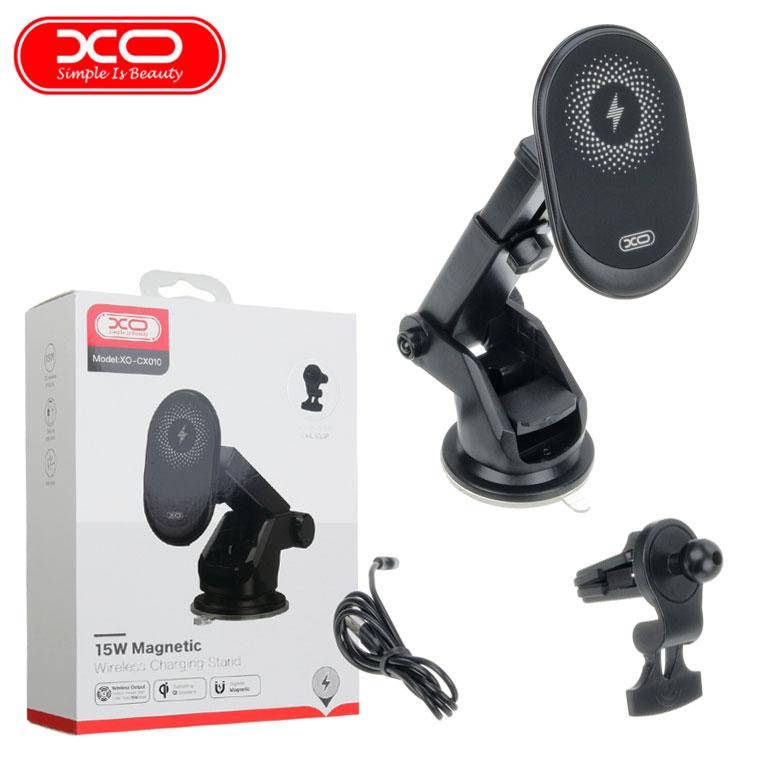 

Держатель XO CX010 с беспроводным зарядным устройством черный