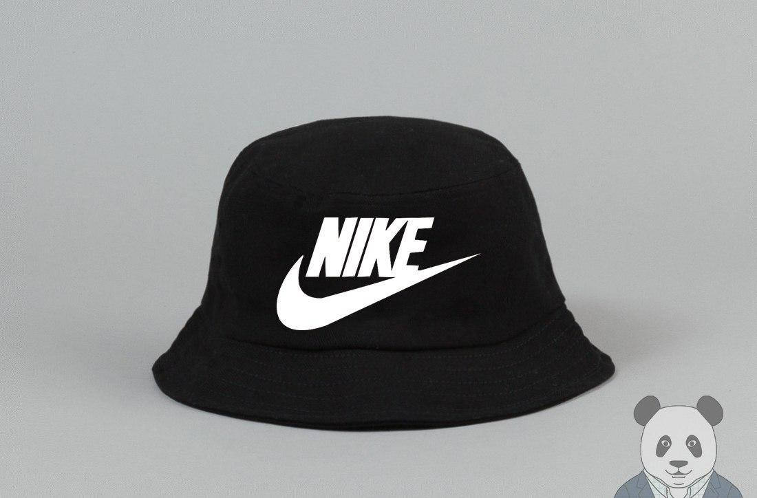 

Мужская панама Найк, панама Nike летняя, брендовая черная