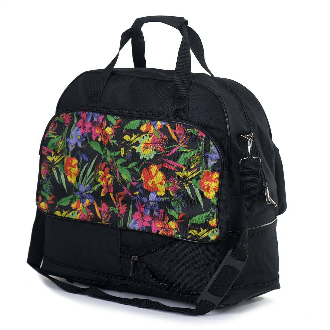 

Городская большая сумка - трансформер Черная для покупок поездок спорта (057\01\01)