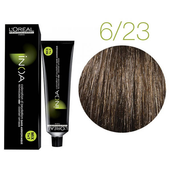 

Крем-краска для волос L'Oreal Professionnel INOA 6/23 Шоколадный трюфель 60 мл