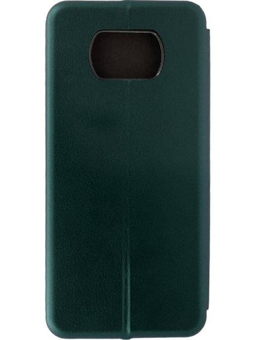 

Чехол - книжка Poco X3 \ Чехол книжка Poco X3 зеленая \ Чехол книга для Poco X3 магнитная есть отдел для карты, Зелёный