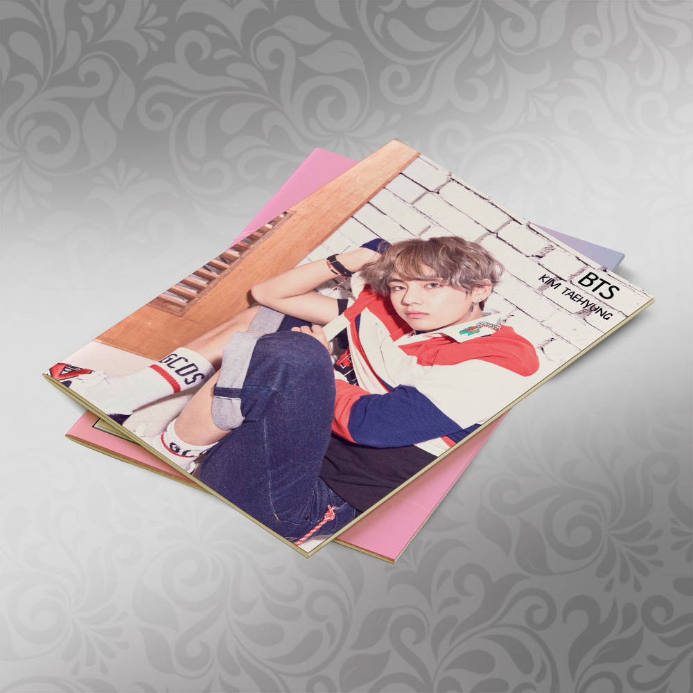 

Скетчбук А5 кремовые листы BTS 30 листов 004