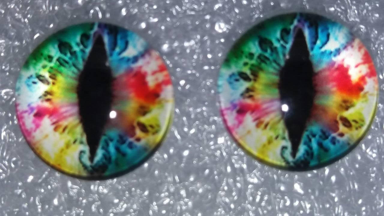 

Глаза, стекло. №268А Клеевые.