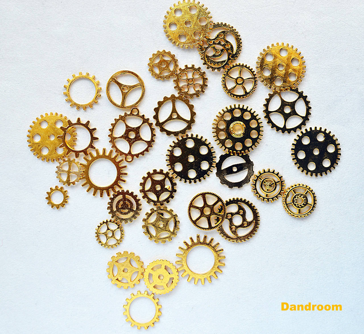 

Набор металлических шестеренок, Золото, 50 г