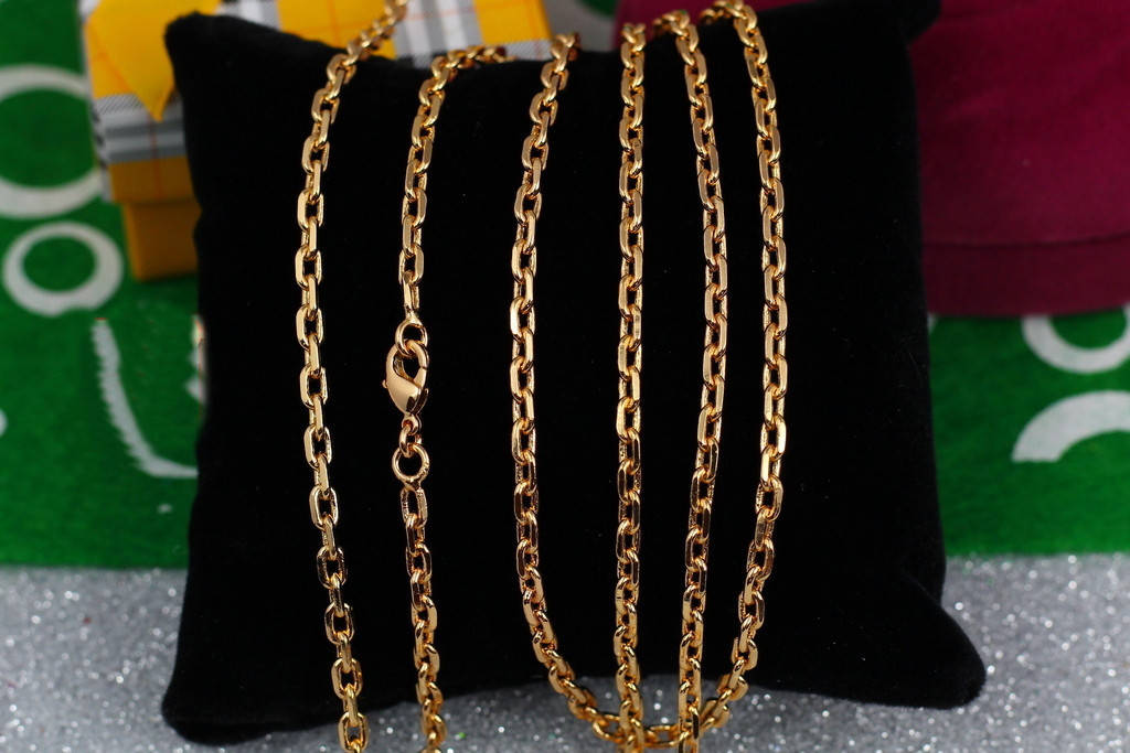 

Цепь Xuping Jewelry цепь якорная 60 см 3,5 мм золотистая