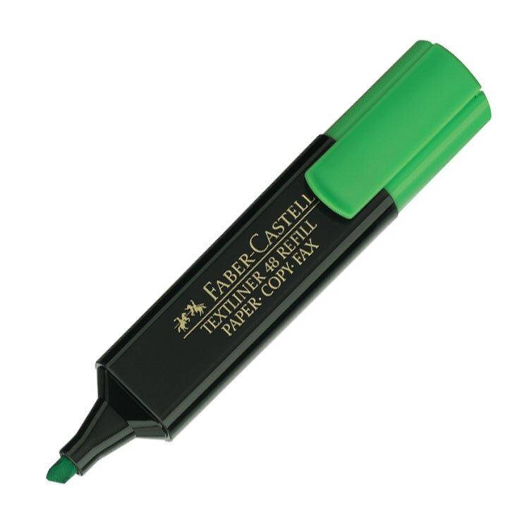 

Маркер текстовый 154863 TEXTLINER, зеленый Faber Castell /10 /, Зелёный