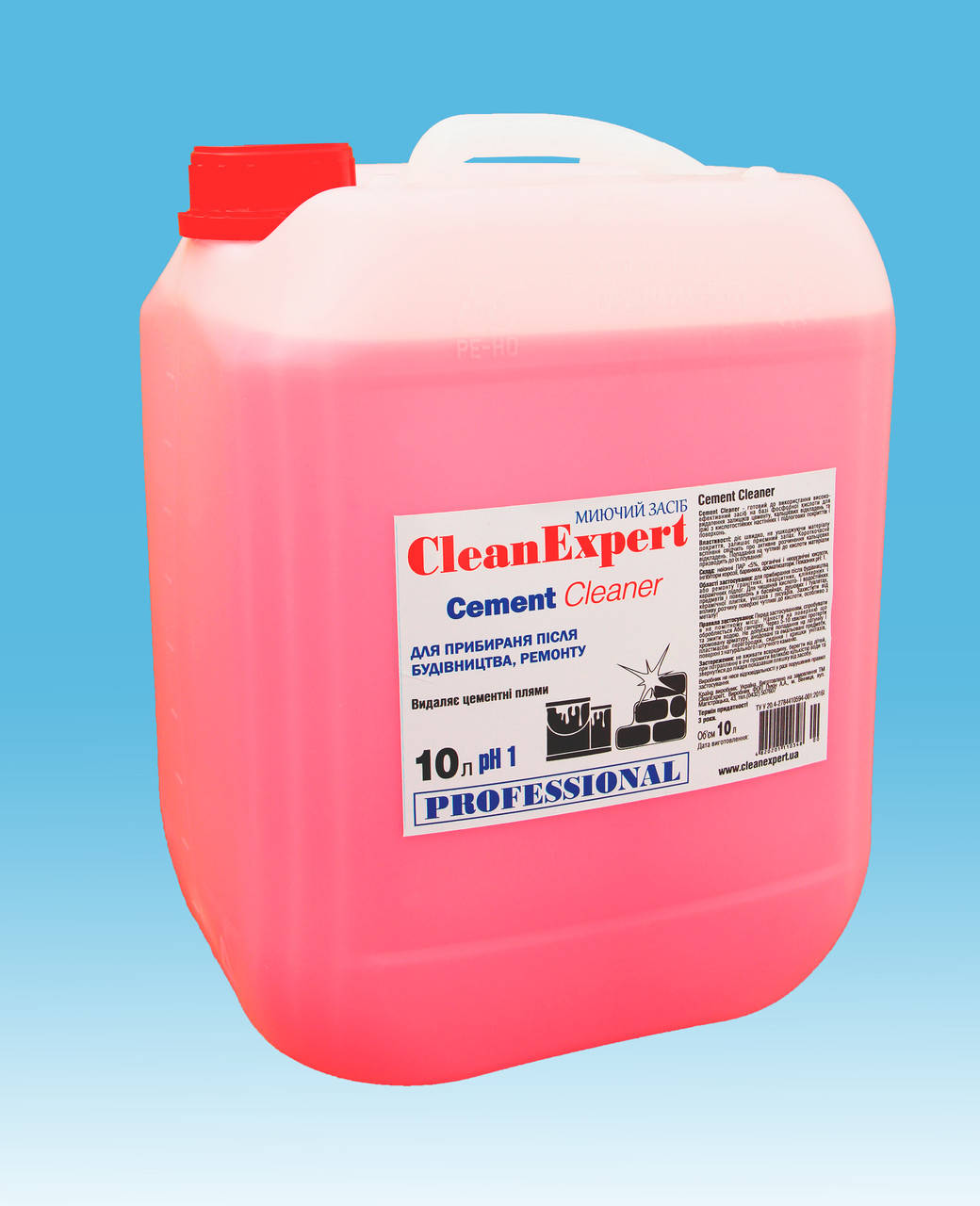 

Средство для удаления цементного налета и глубокой очистки плитки - Cement Cleaner 10 л