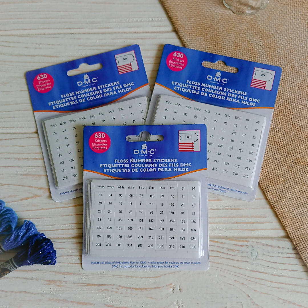 

Наклейки для бобин DMC