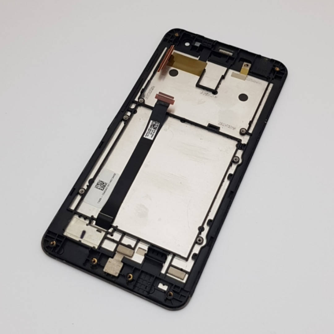 

С дефектом. Дисплей Asus Zenfone 5 (A501CG) T00J модуль черный Сервисный оригинал с разборки (трещина на