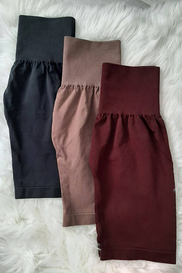 

Бесшовные велосипедки с широким поясом 11 см s/m