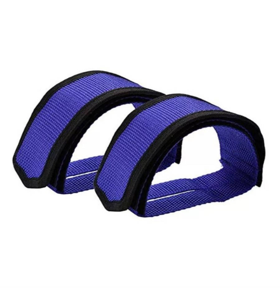

Ремни для педалей Стрепы (Туклипсы) велосипедные ремешки 2, Синий