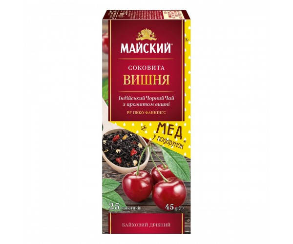 

Чай Майский "Соковита Вишня" 25 пакетиків