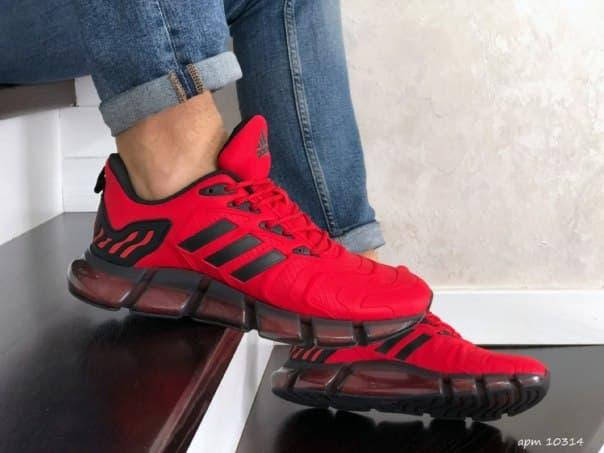 

Красные текстильные мужские кроссовки Adidas, Красный