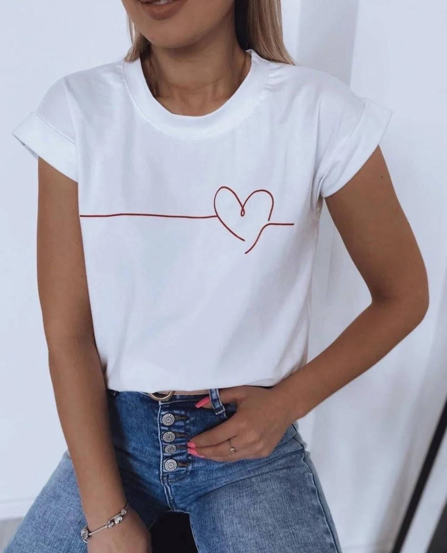 

Женская Футболка принт