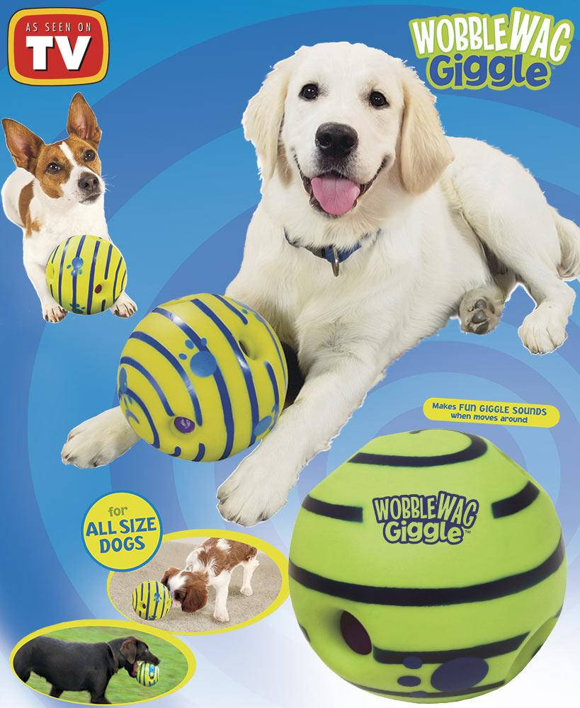 

Игрушка-мяч для собак, Wobble Wag Giggle, Салатовый