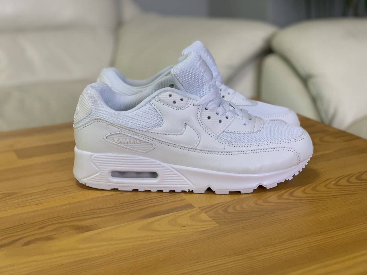 

Кроссовки мужские nike air max 90 white Найк Аир Макс 90 Белые 43, Белый