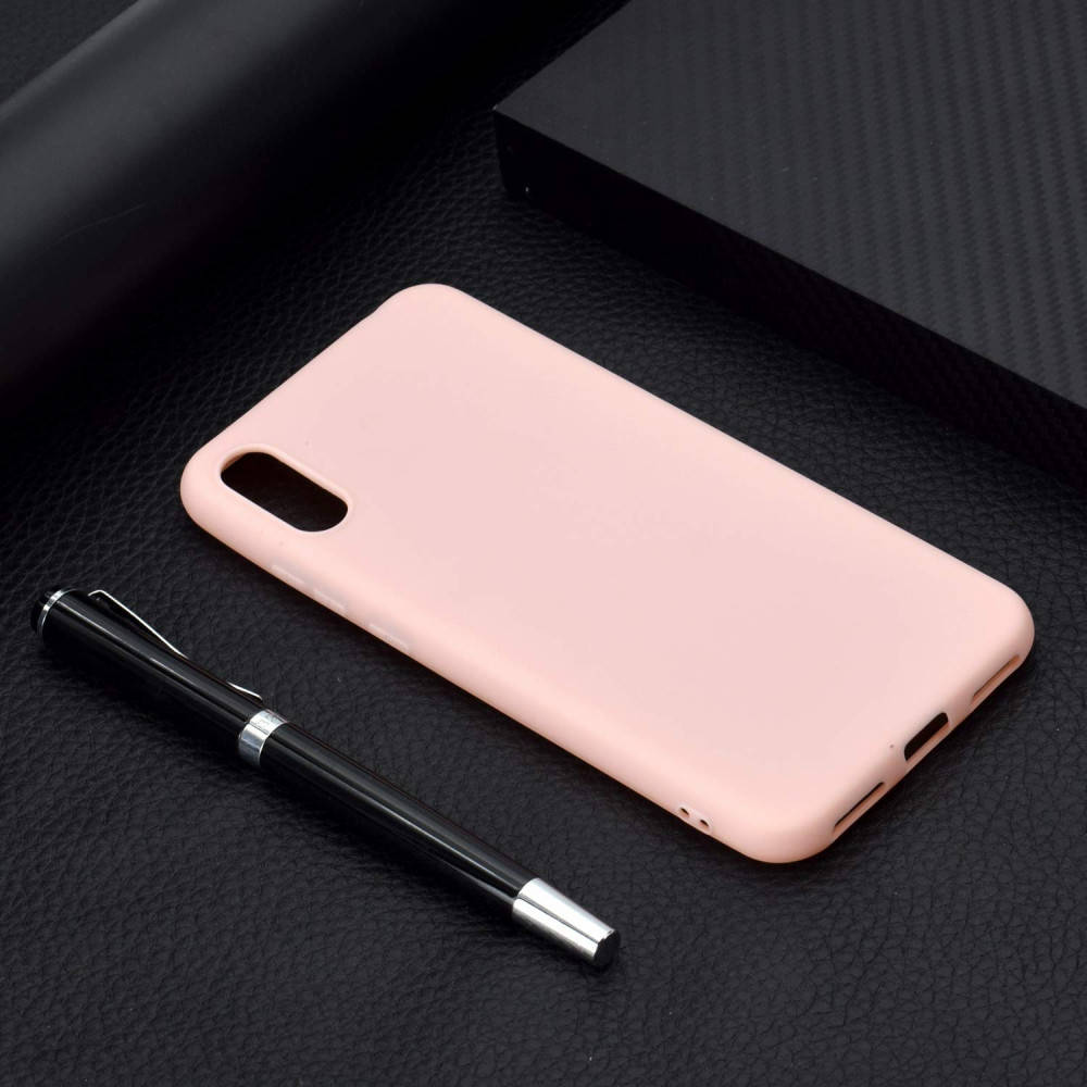 

Матовый чехол OneShot Huawei Y6 2019 (силиконовая накладка) Розовый