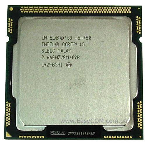 

Процессор Intel Core i5-750, 4 ядра/4 потока