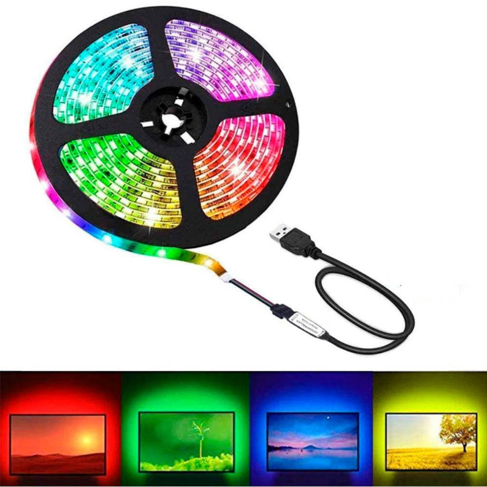 

Светодиодная лента 15 метров RGB 5050 с пультом