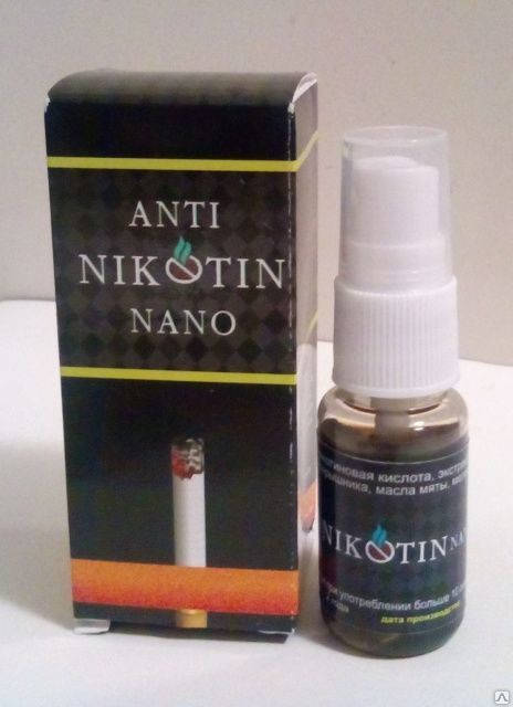 

Спрей ANTI NIKOTIN NANO(спрей против курения) daymart