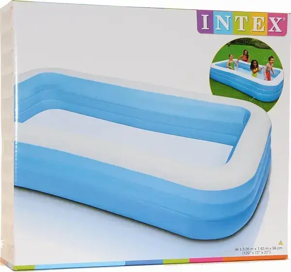 

Дитячий басейн Intex 58484, інтекс 305*183*56 см, Синий