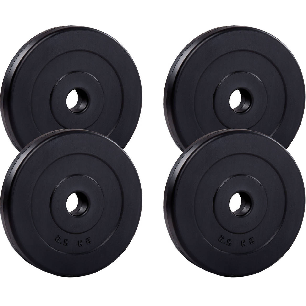 

Набор дисков композитных Fit-On 4х2,5кг, Черный