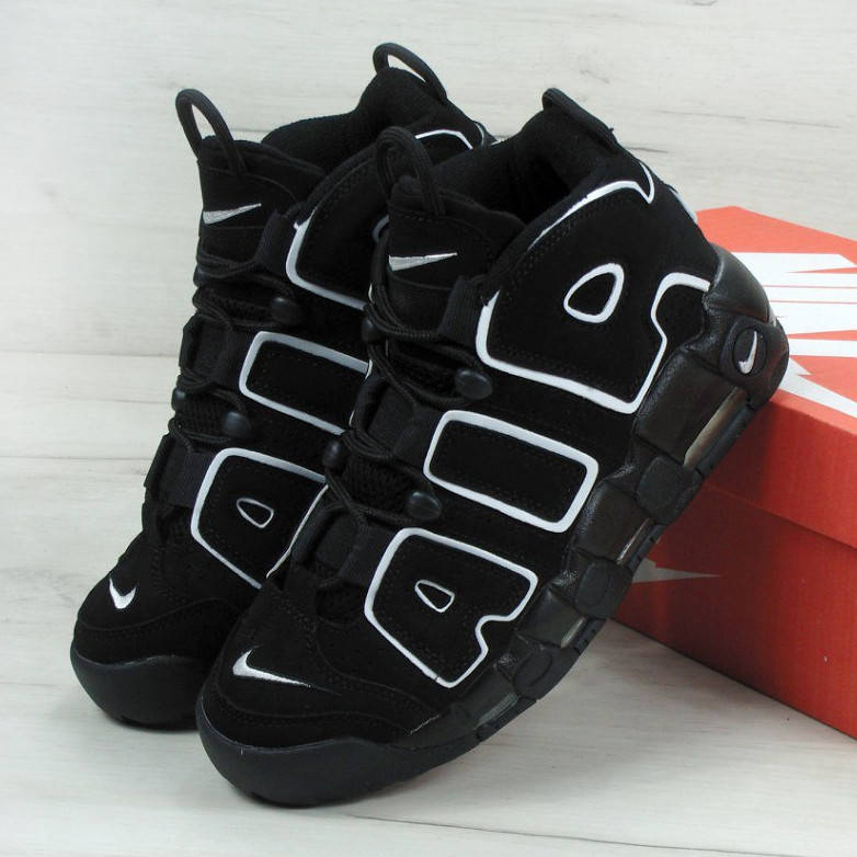 

Мужские кроссовки в стиле Air More Uptempo, черный, Вьетнам 45