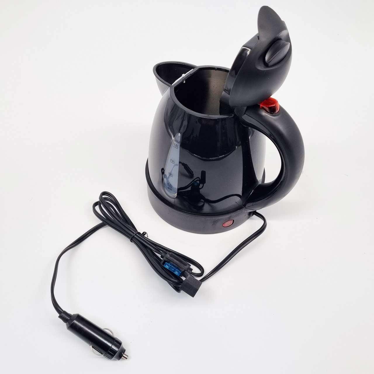 

Чайник 24V, 1L, дисковый, черный, 150W