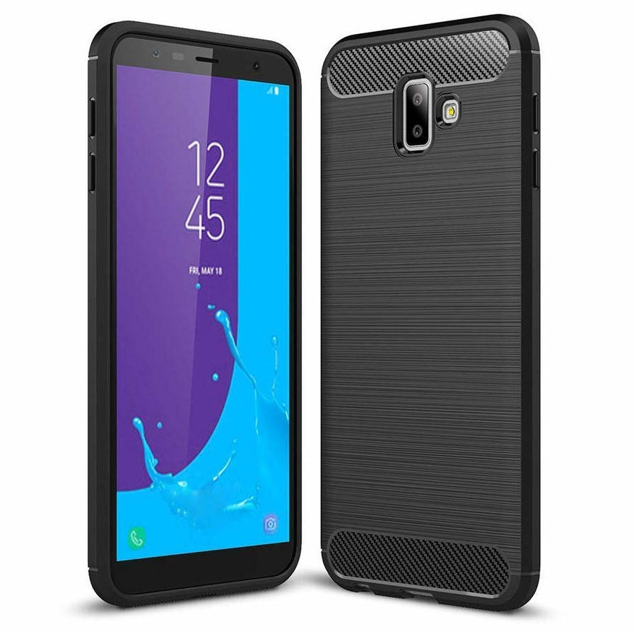 

Чехол Carbon для Samsung J6 Plus 2018 / J610 оригинальный бампер Black, Черный