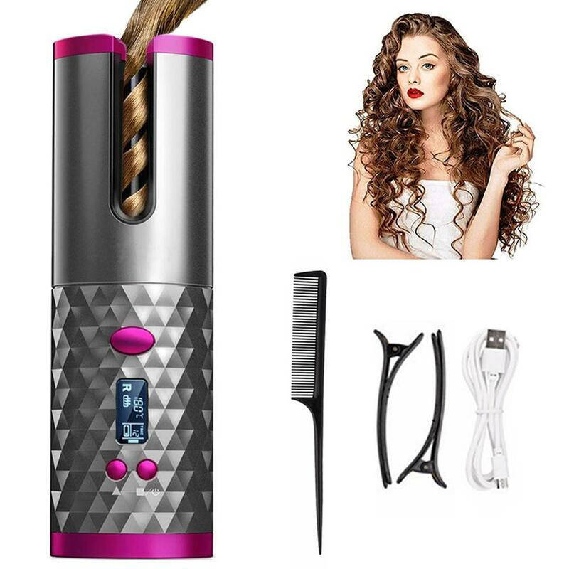 

Плойка волос аккумуляторная с зарядкой от USB Wireless USB Auto Curler RD-060