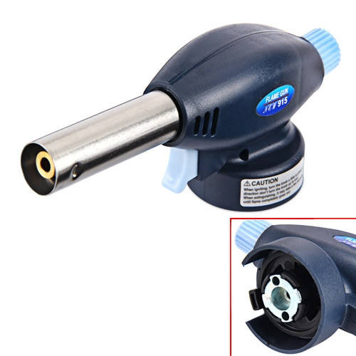 

Портативный газовый резак, горелка Flame Gun 915 на цанговый баллон | Насадка на газовый баллон