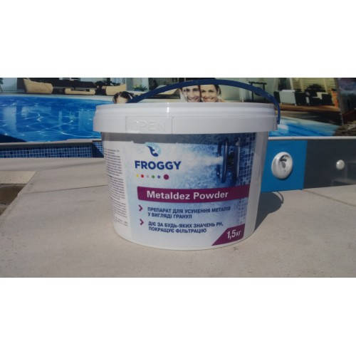 

Препарат для удаления металлов из воды в виде гранул FROGGY C0720-00 Metaldez Powder