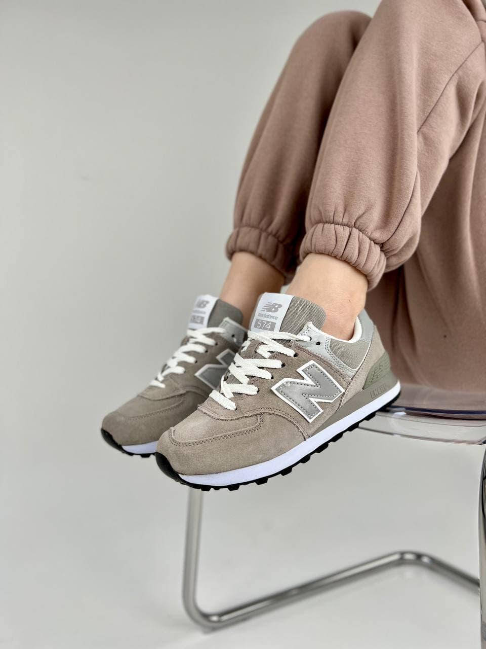 

Кроссовки New Balance 574 Grey серые (36-41), Серый