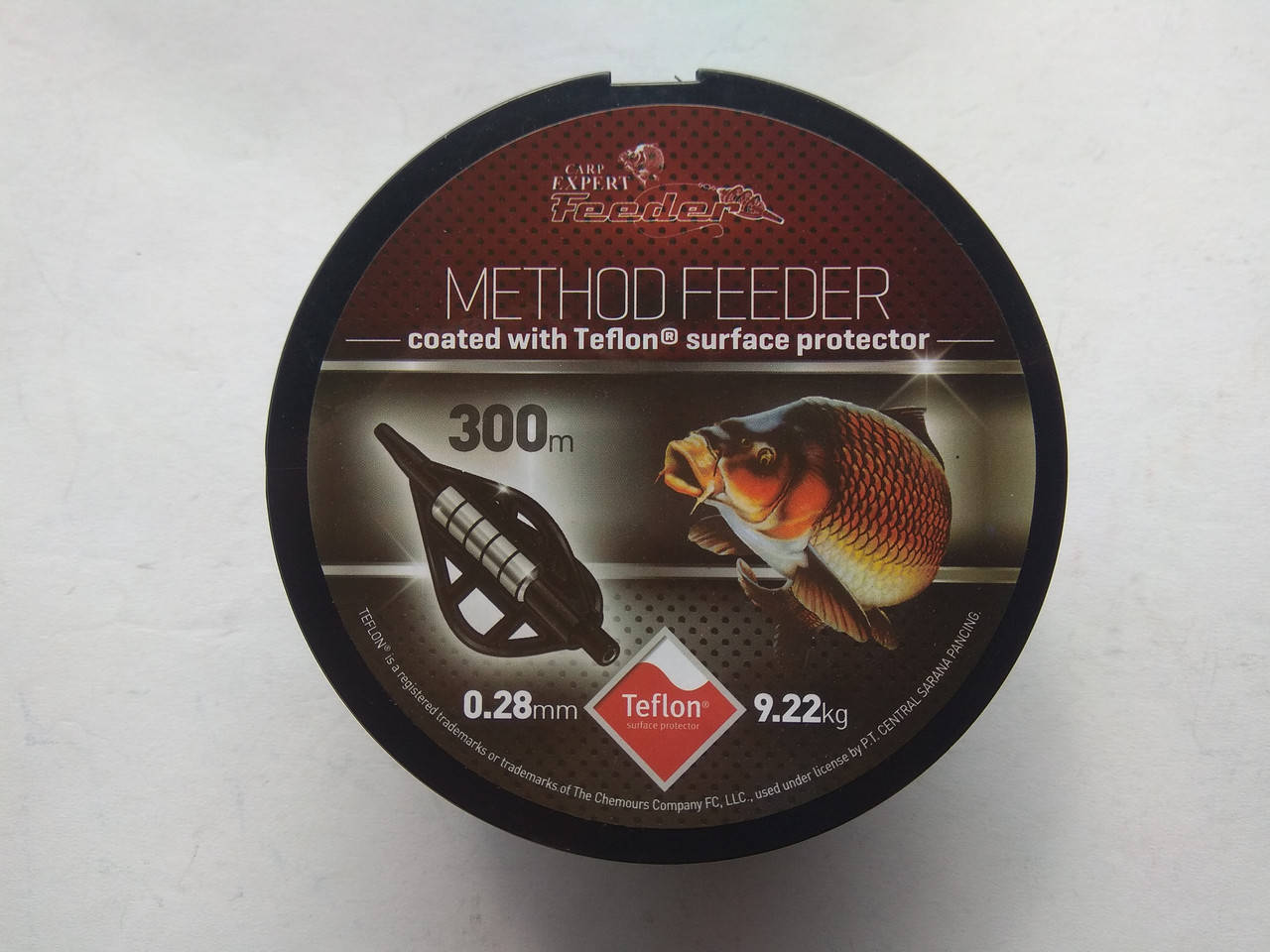 

Леска Energofish Carp Expert Method Feeder Teflon 300 м 0.30 мм, Черный